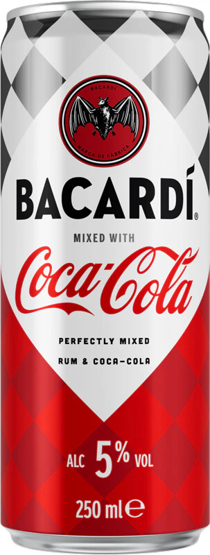Bacardi & Coca-Cola Can