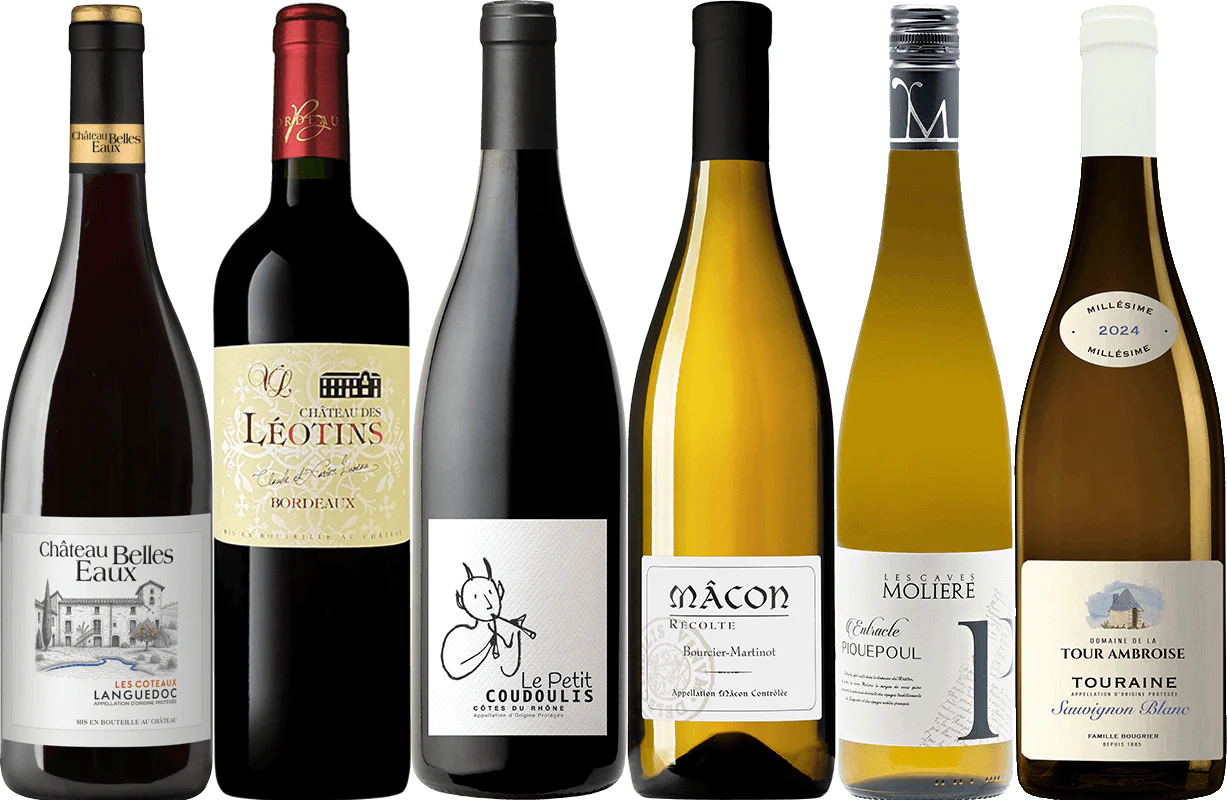 Best of the French Wine Sale - 6 Bottle Mixed Wine Case