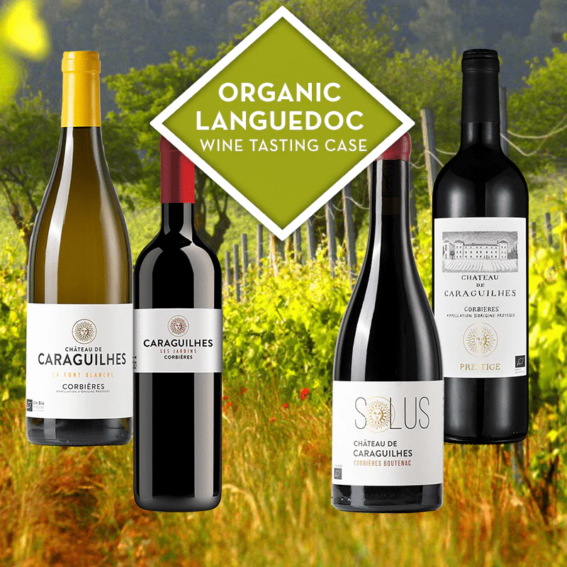 Organic Languedoc Wine Tasting Case