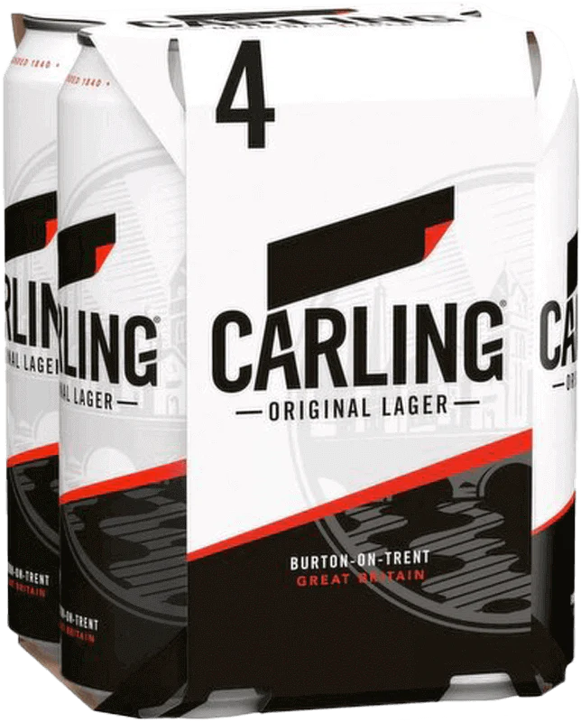 Carling 50cl Can 4 Pack