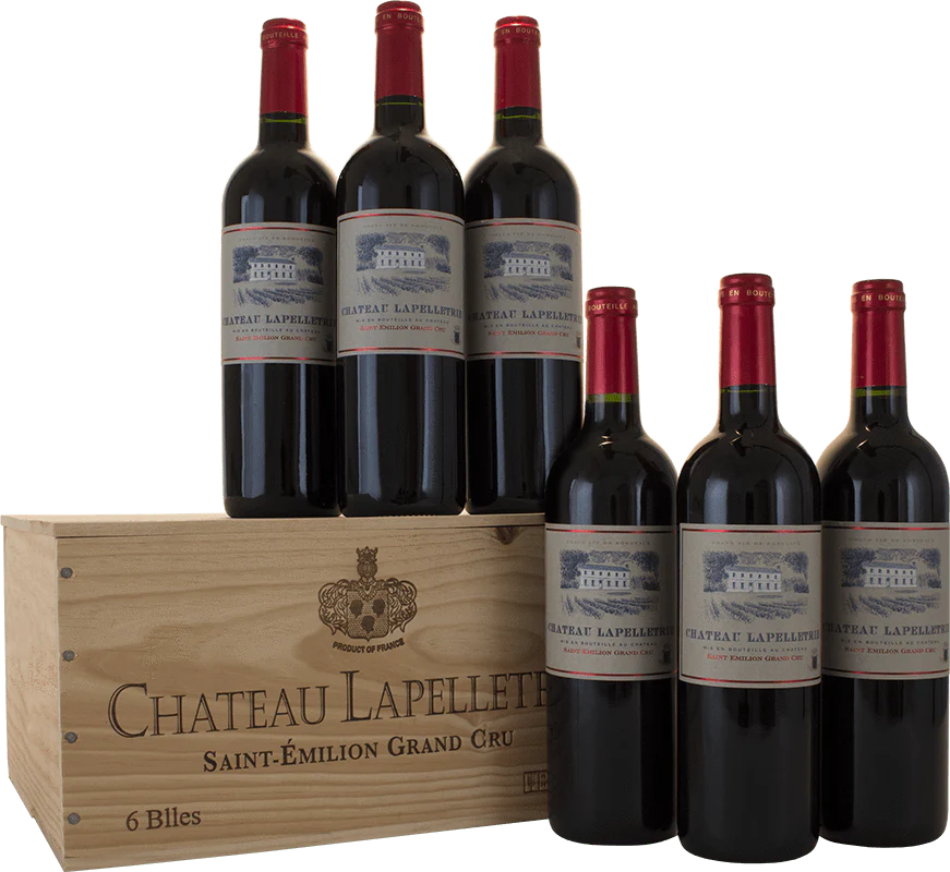 Château Lapelletrie - 6 Btl Wood Gift