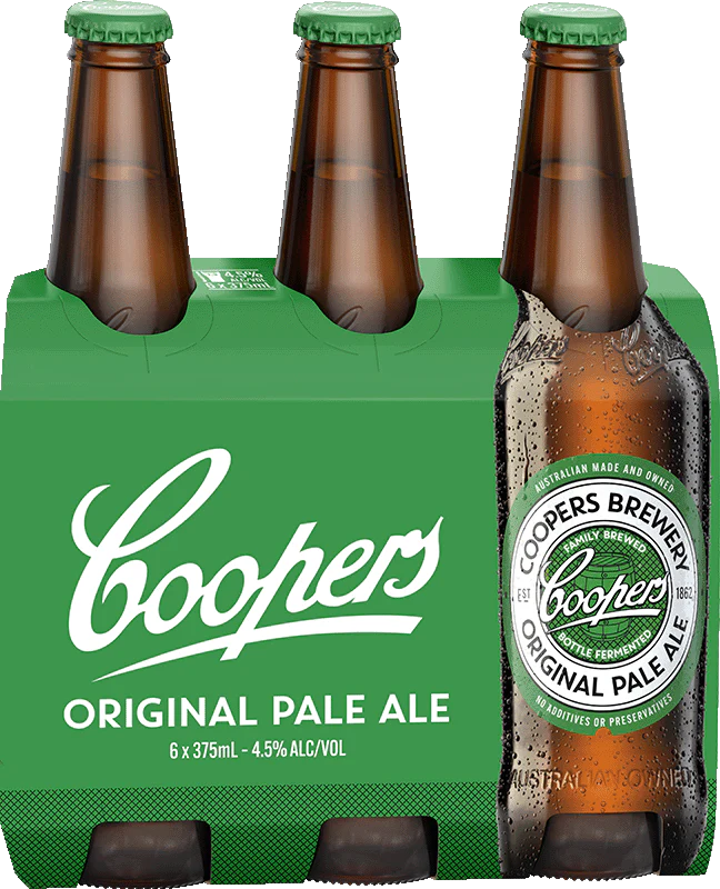 Coopers Pale Ale 6 Pack (37.5cl Bottles)