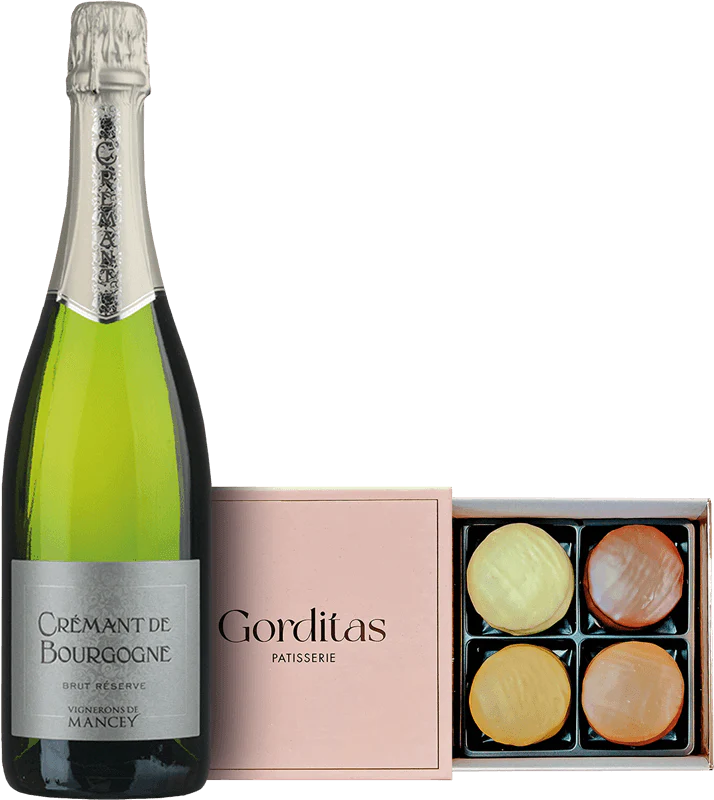 Crémant de Bourgone Mancey 75cl & Gorditas Chocolate Alfajores