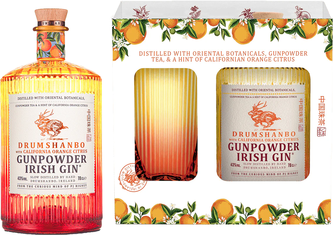 Drumshanbo Gunpowder Californian Citrus Glass Pack 70cl