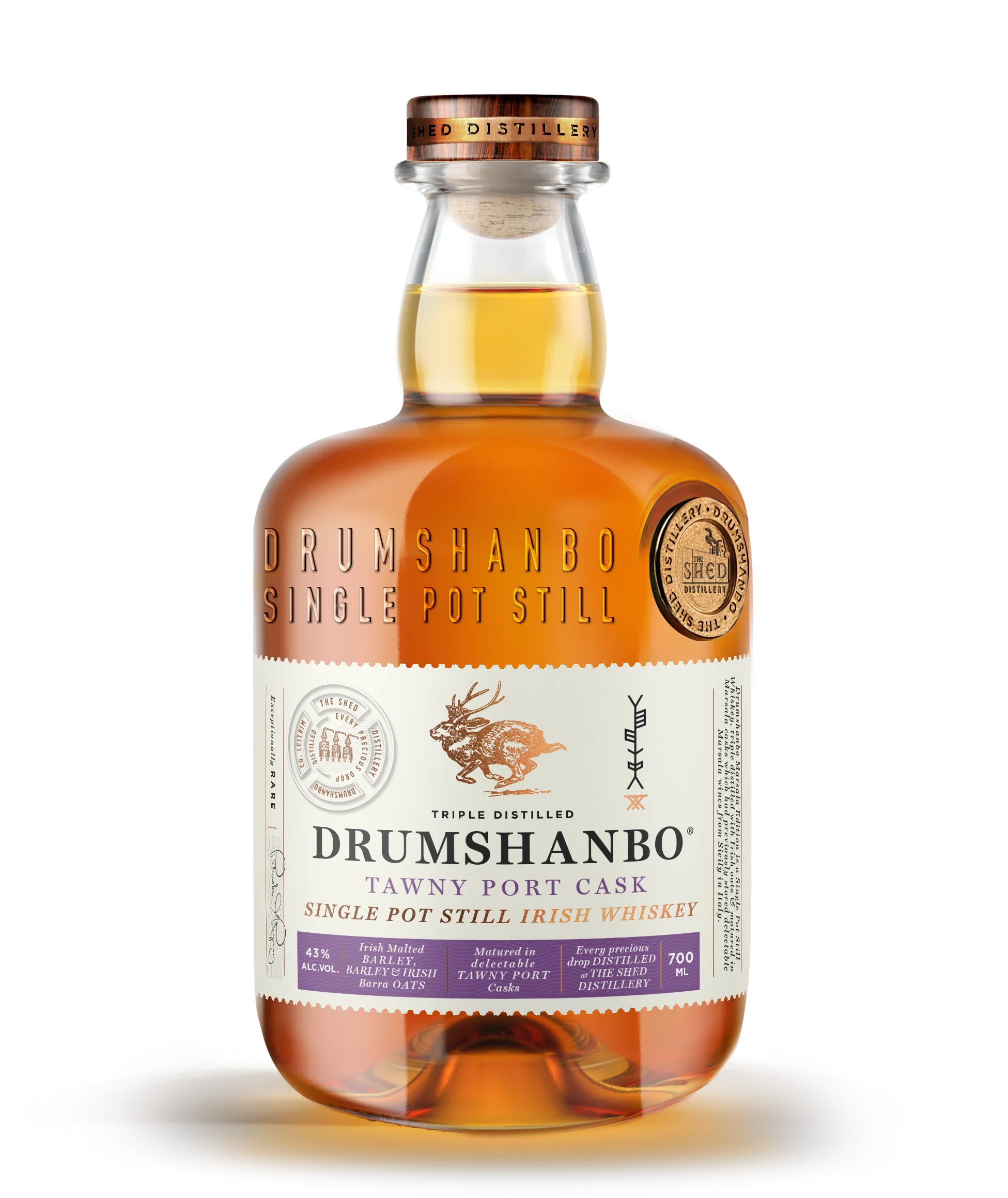 Drumshanbo Single Pot Still Tawny Port Cask 70cl