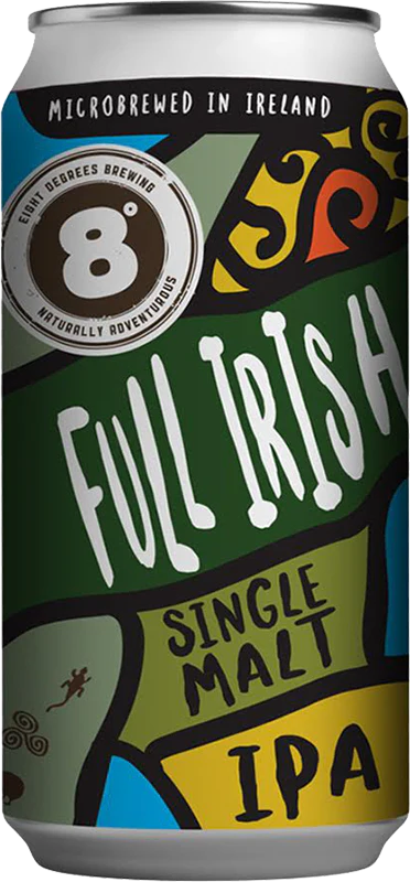 Eight Degrees Full Irish 44cl Can