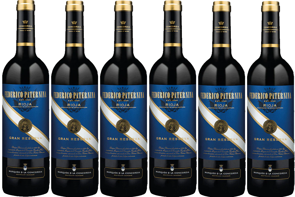 Federico Paternina Gran Reserva Rioja - 6 Bottle Wine Case