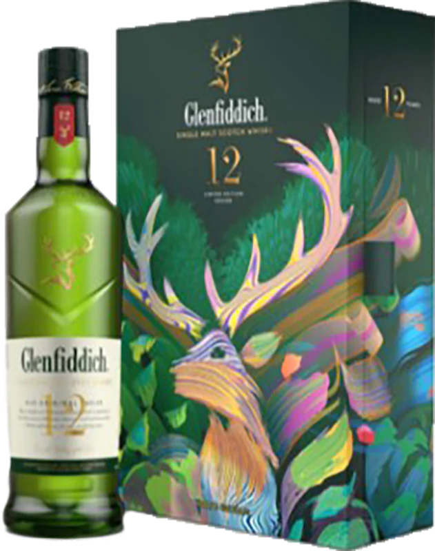 Glenfiddich 12Yo Santtu Gift Pack 70cl
