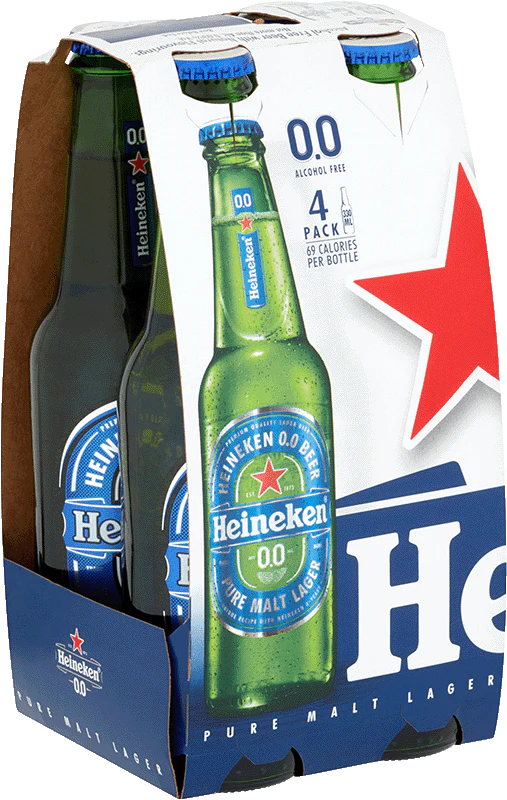 Heineken 0.0 4 Pack (33cl Bottles)