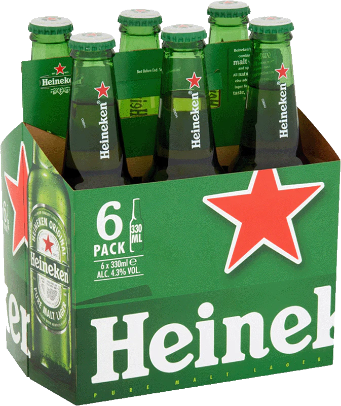 Heineken 6 Pack (33cl Bottles)
