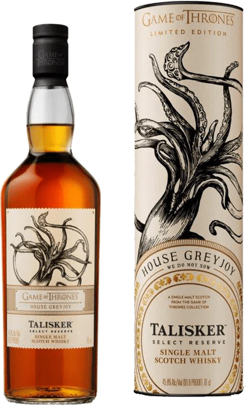 Game of Thrones House Greyjoy & Talisker 70cl