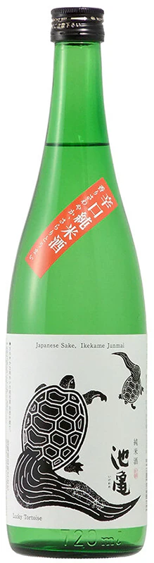 Ikekame Turtle Black Sake 72cl