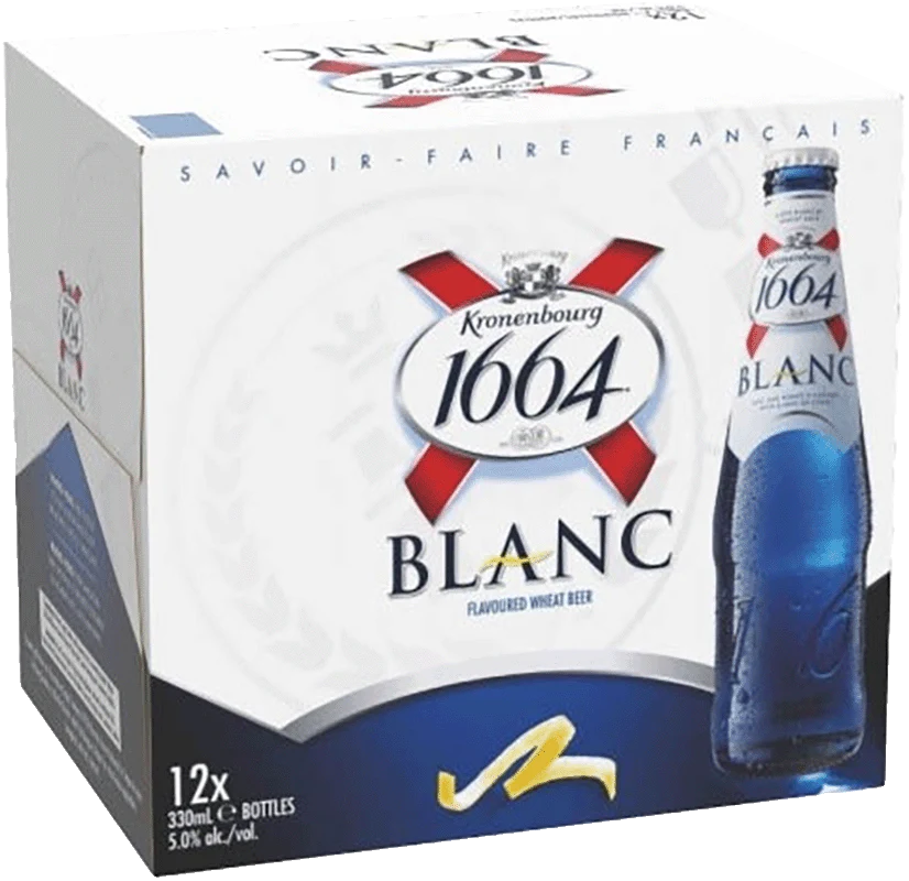 Kronenbourg 1664 Blanc 12 Pack (33cl Bottles)