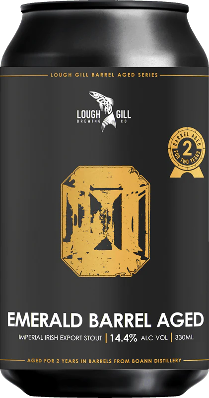 Lough Gill Emerald Barrel Aged Stout 33cl Can