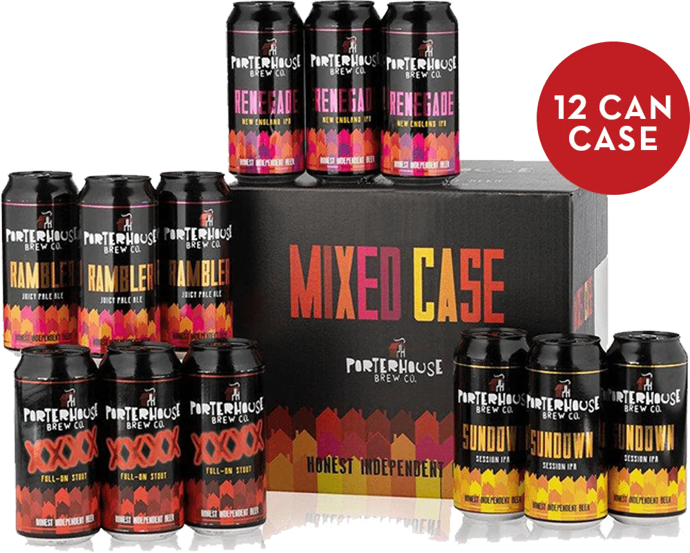 Porterhouse Mixed Case (12 Cans)