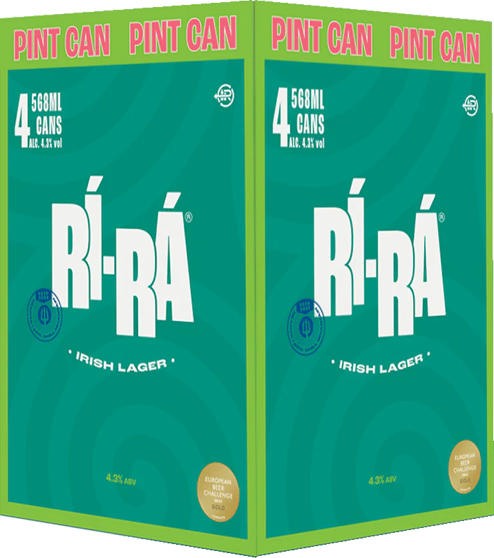 Rí-Rá Irish Lager 568ml 4 Pack