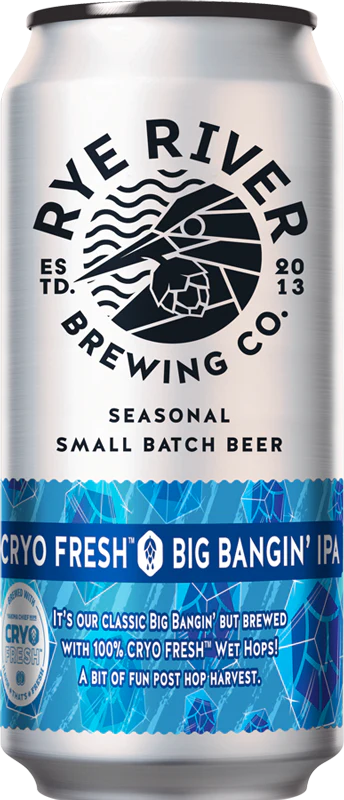 Rye River Cryo Wet Hop Version Big Bangin IPA 44cl Can