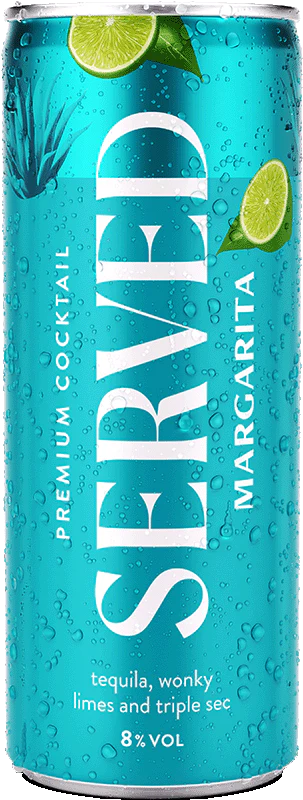 Served Margarita Cocktail 25cl Can