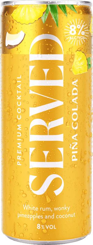 Served Pina Colada 25cl can