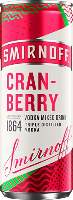 Smirnoff & Cranberry 25cl Can