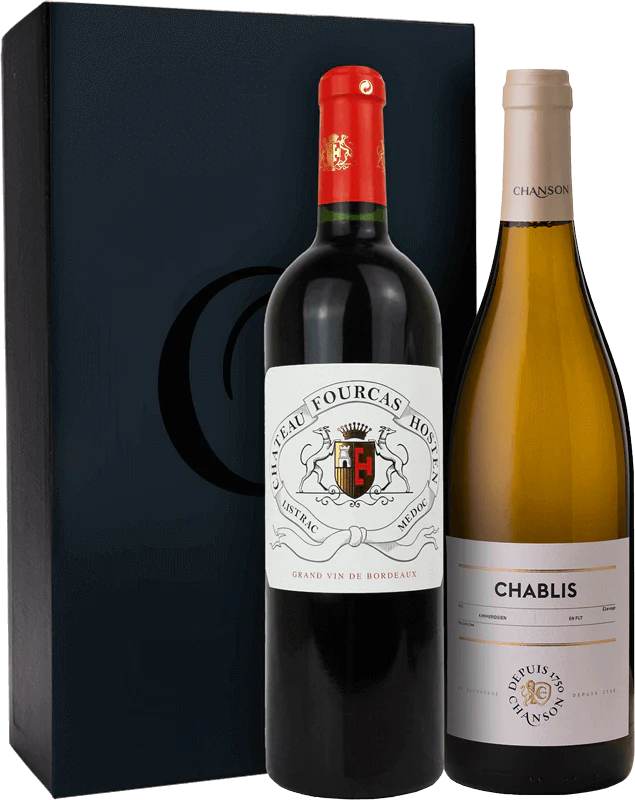 The Luxury French Wine Gift Set - Premium Bordeaux & Chablis Duo