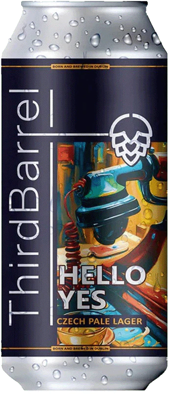 Third Barrel Hello Yes Czech Pilsner 44cl Can