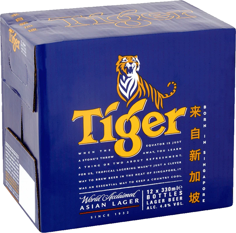 Tiger Beer 12 Pack (33cl Bottles)