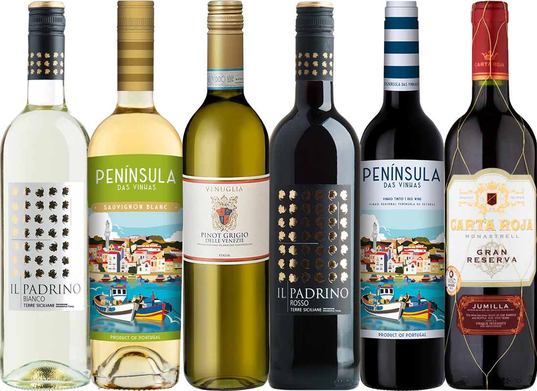 Our Top Cellars 6 Bottle Case