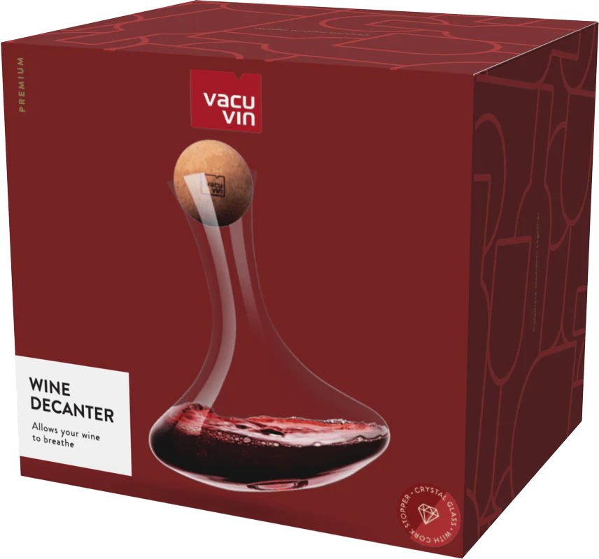 Vacu Vin Wine Cyrstal Glass Decanter