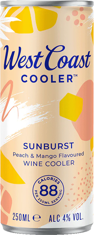 West Coast Cooler Sunburst 250ml Can