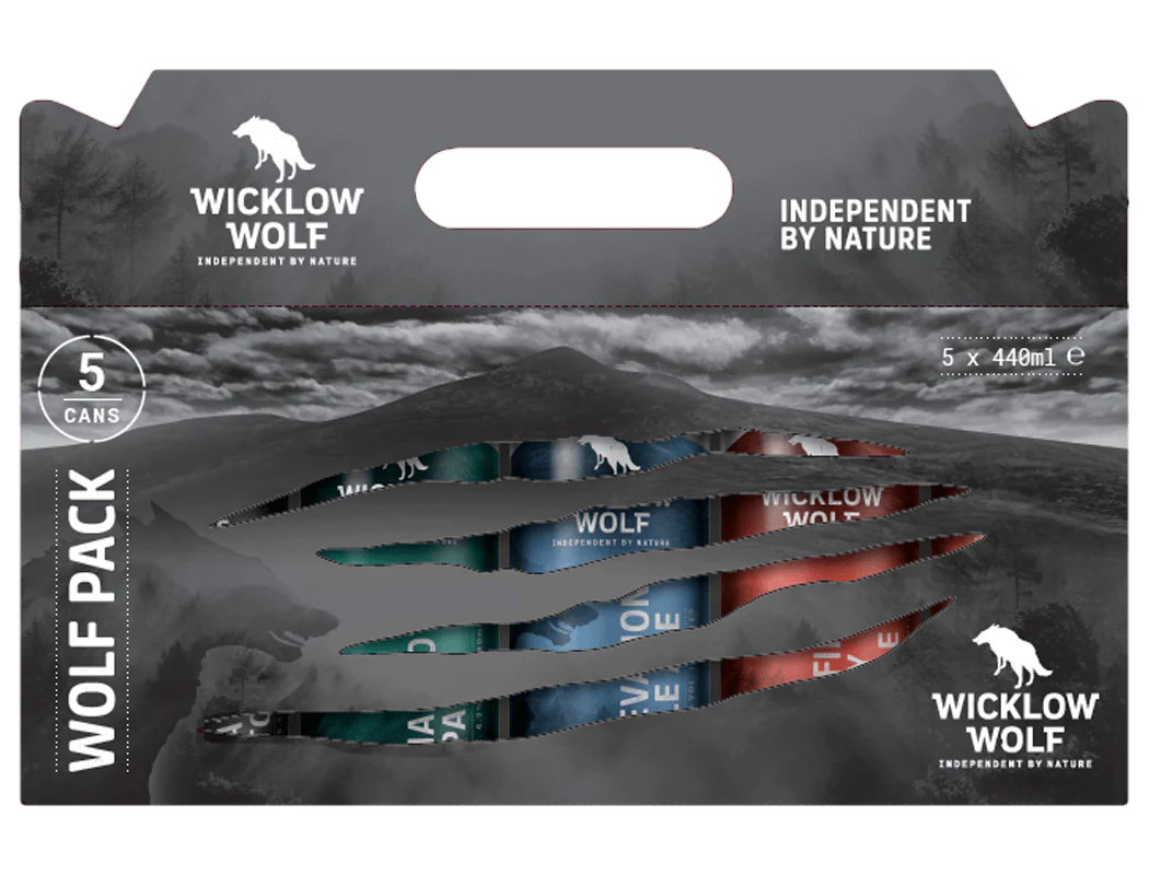 Wicklow Wolf 5 Can Gift Pack (44cl Cans)
