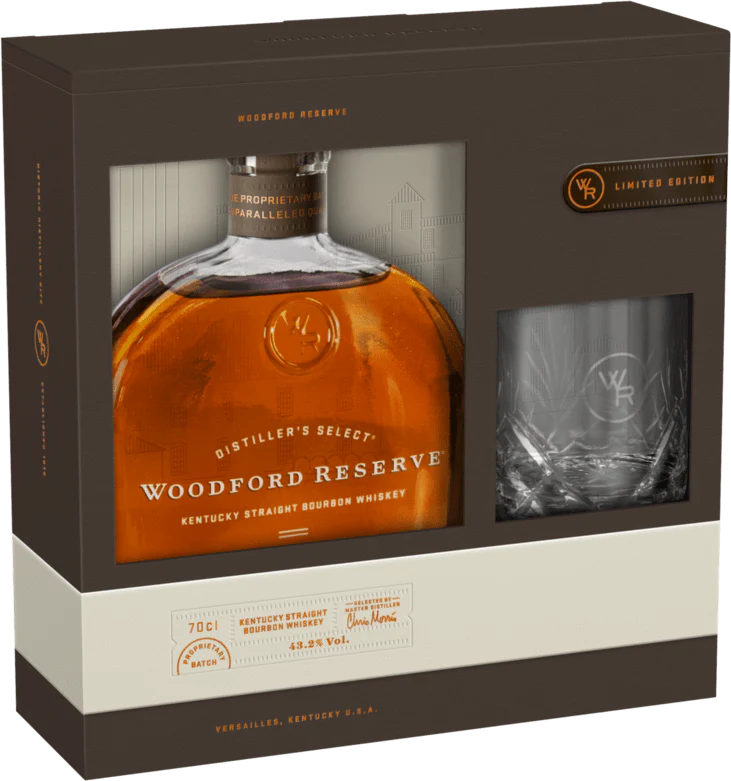 Woodford Reserve 70cl Glass Gift Pack